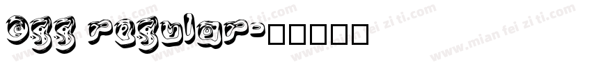0gg regular字体转换